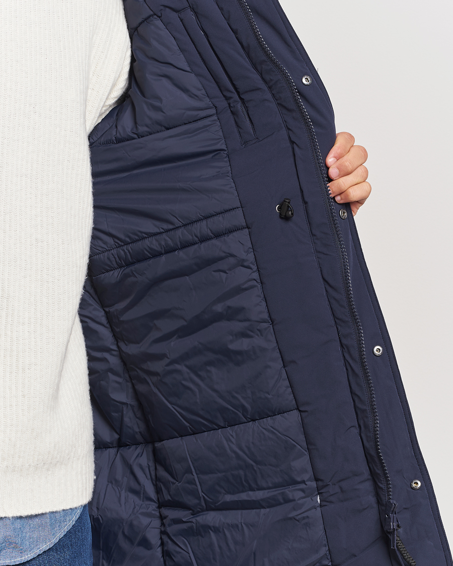 Mies | Takit | LES DEUX | Channing Padded Parka Coat Dark Navy