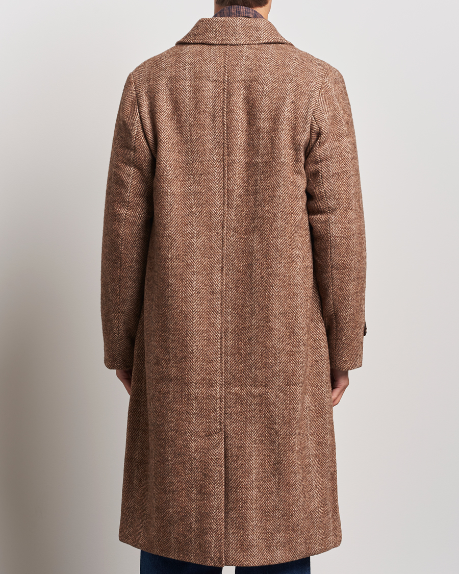 Mies | Takit | LES DEUX | Maximilian Herringbone Coat Coffe Brown