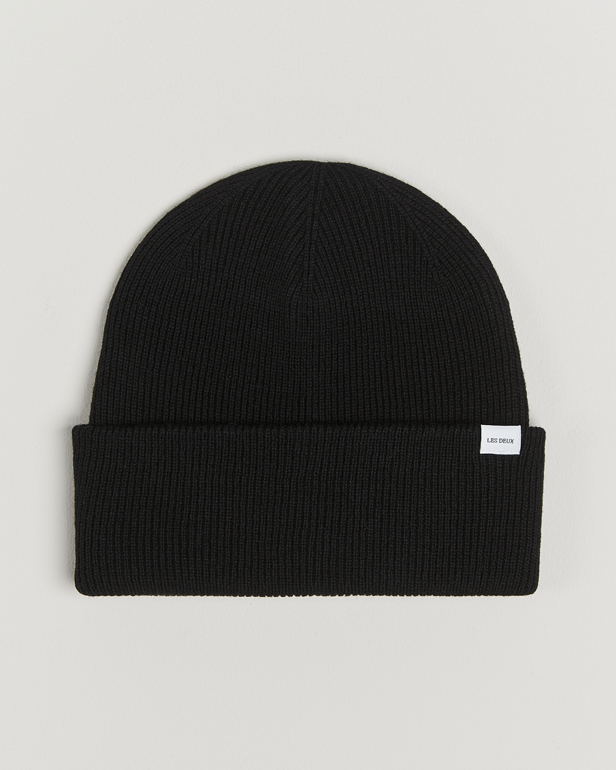 Mies | Les Deux Wayne Wool Beanie Black | LES DEUX | Wayne Wool Beanie Black