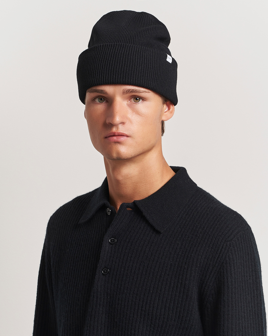 Mies | Les Deux Wayne Wool Beanie Black | LES DEUX | Wayne Wool Beanie Black
