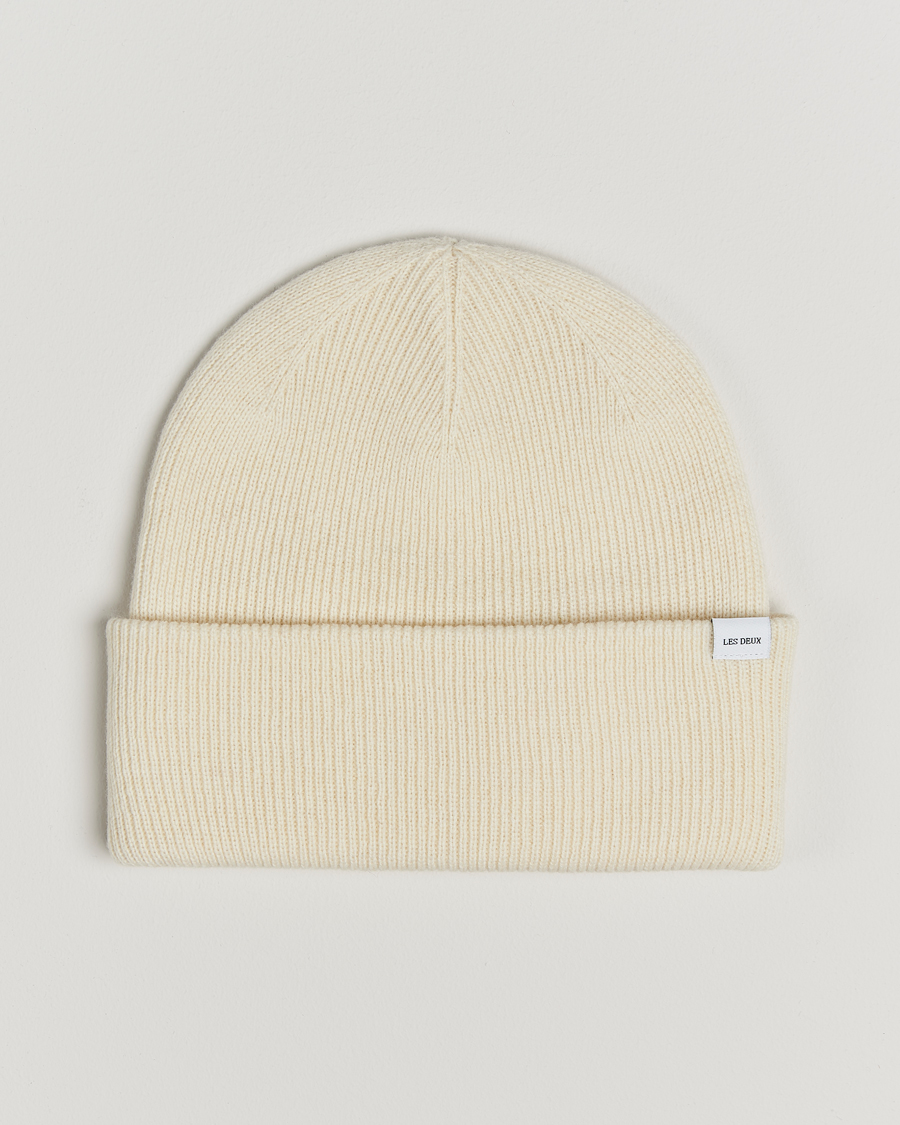 Mies | Les Deux Wayne Wool Beanie Ivory | LES DEUX | Wayne Wool Beanie Ivory