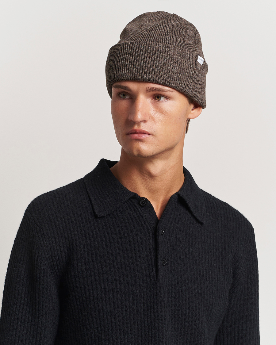 Mies | Les Deux Wayne Wool Beanie Mountain Grey Melange | LES DEUX | Wayne Wool Beanie Mountain Grey Melange