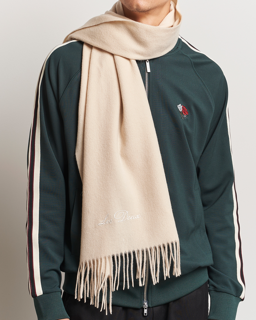 Mies | Les Deux Wayne Wool Scarf Ivory | LES DEUX | Wayne Wool Scarf Ivory