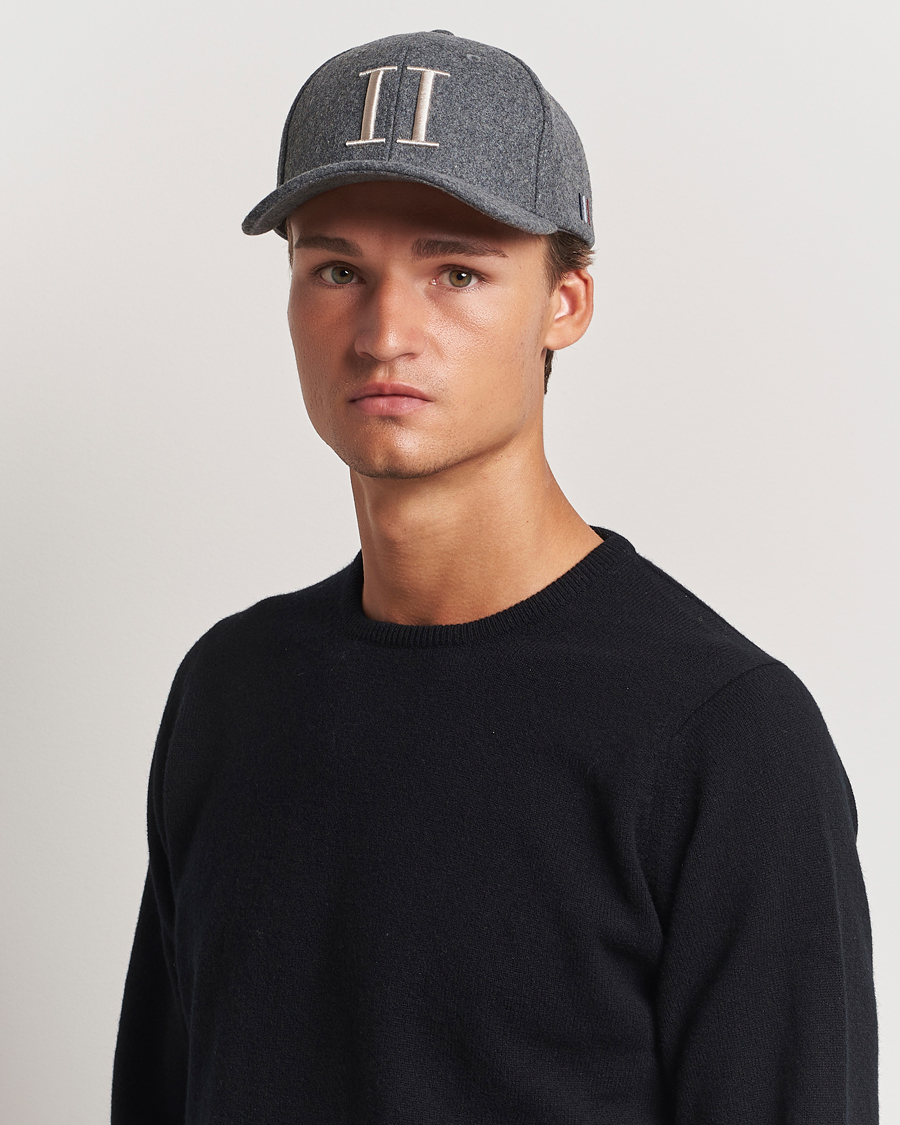 Mies | Les Deux Encore Wool Baseball Cap Light Grey Melange | LES DEUX | Encore Wool Baseball Cap Light Grey Melange
