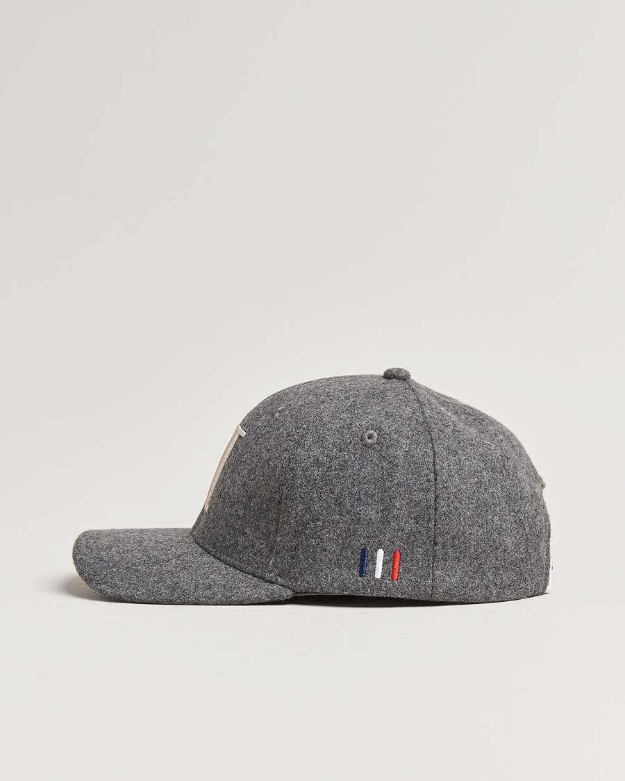 Mies | Les Deux Encore Wool Baseball Cap Light Grey Melange | LES DEUX | Encore Wool Baseball Cap Light Grey Melange