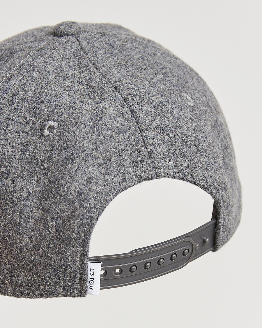 Mies | Les Deux Encore Wool Baseball Cap Light Grey Melange | LES DEUX | Encore Wool Baseball Cap Light Grey Melange