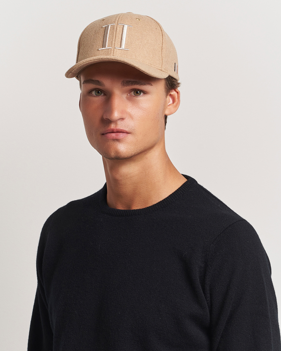 Mies | Les Deux Encore Wool Baseball Cap Dark Sand Melange | LES DEUX | Encore Wool Baseball Cap Dark Sand Melange