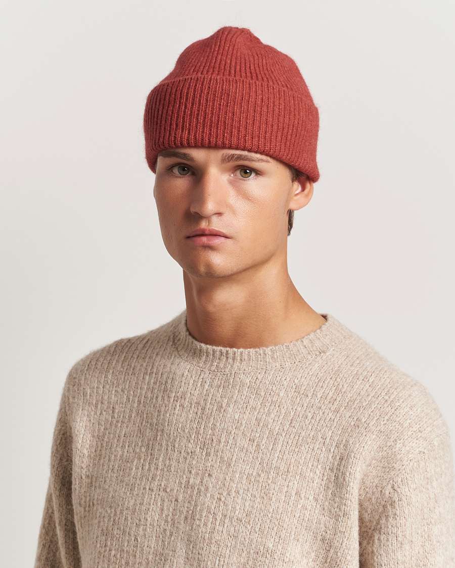 Mies | Pipot | Le Bonnet | Lambswool/Caregora Beanie Terra