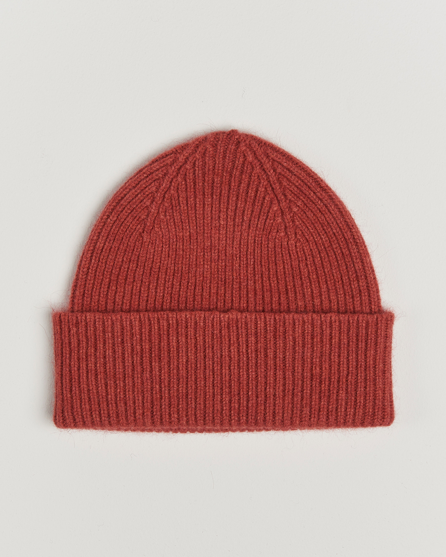 Mies | Pipot | Le Bonnet | Lambswool/Caregora Beanie Terra