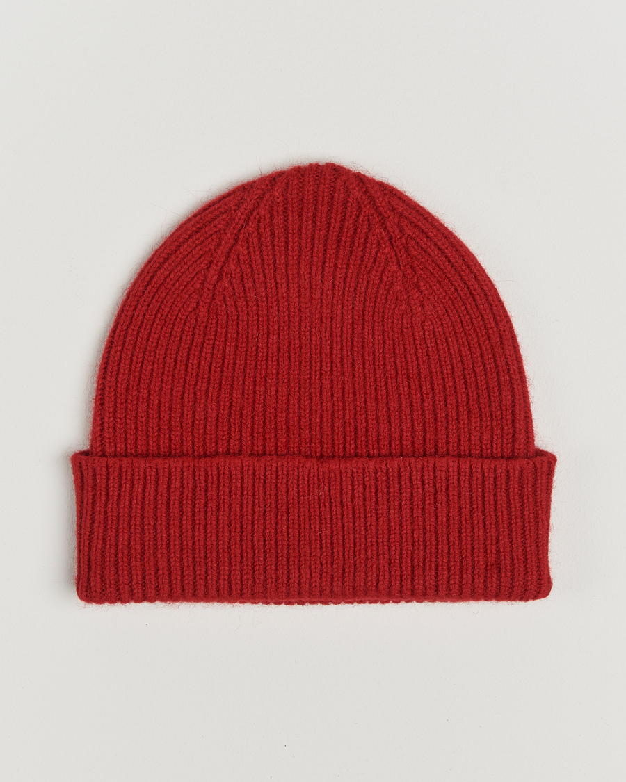 Mies | Pipot | Le Bonnet | Lambswool/Caregora Beanie Framboise