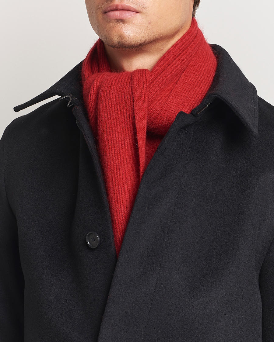 Mies | Kaulaliinat | Le Bonnet | Lambswool/Caregora Scarf Framboise
