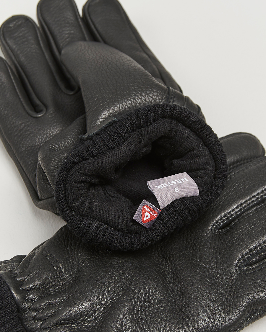 Mies | Käsineet | Hestra | Tore Deerskin Primaloft Lined Glove Black