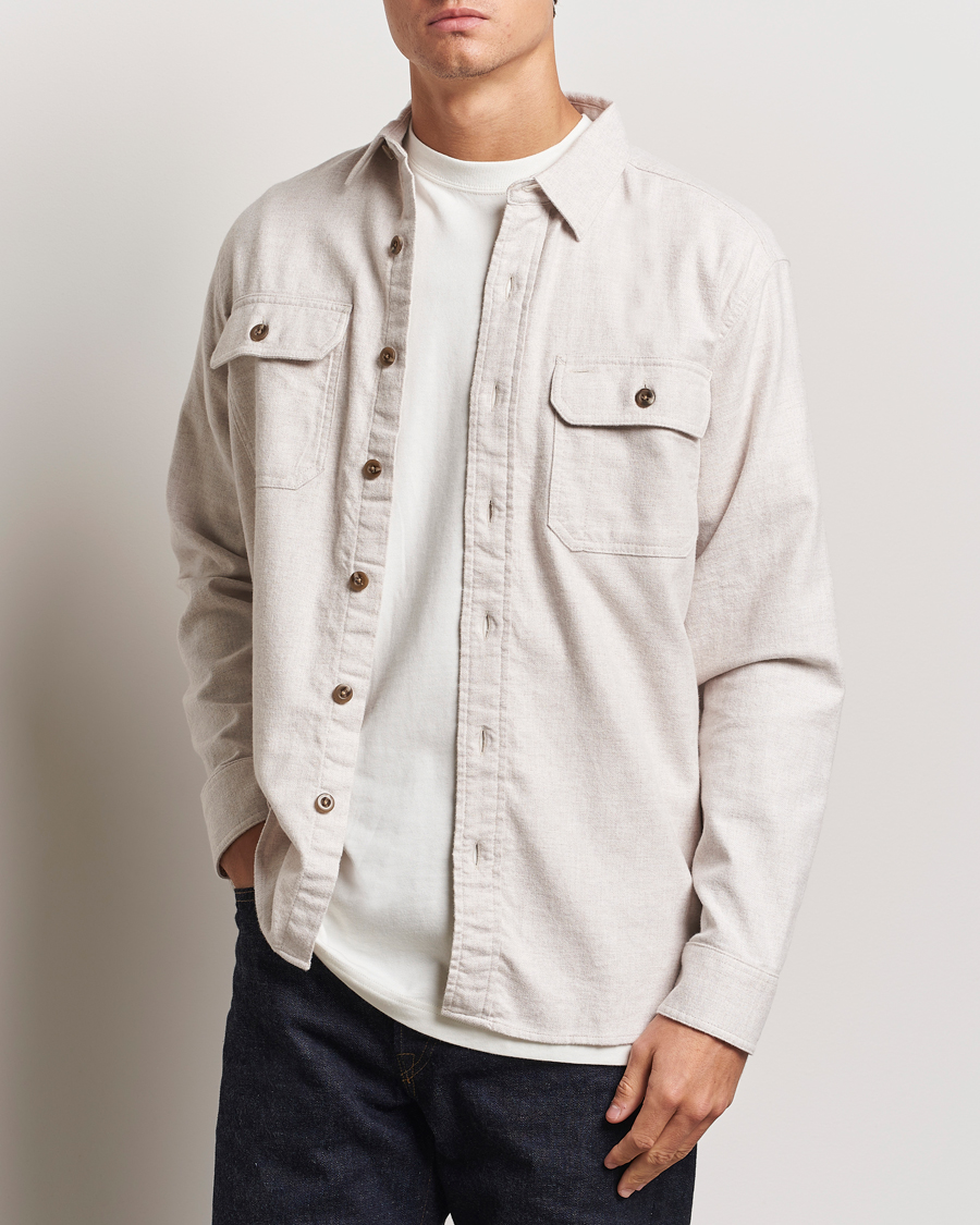 Mies | Kauluspaidat | Pendleton | Burnside Flannel Shirt Natural