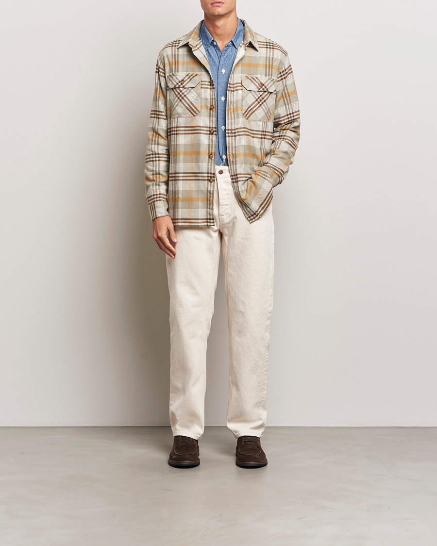 Mies | Kauluspaidat | Pendleton | Burnside Flannel Shirt Tan Plaid