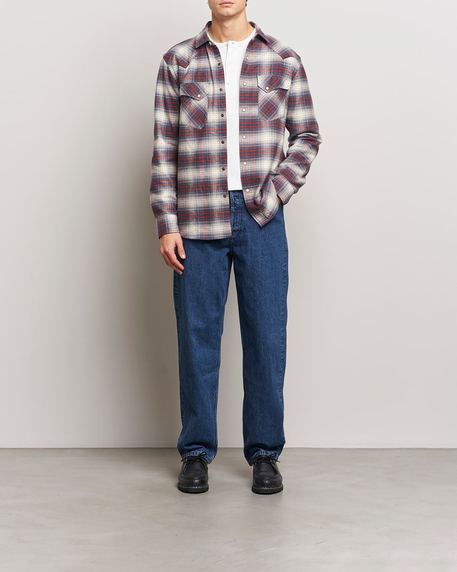 Mies | Kauluspaidat | Pendleton | Wyatt Flannel Shirt Navy Plaid