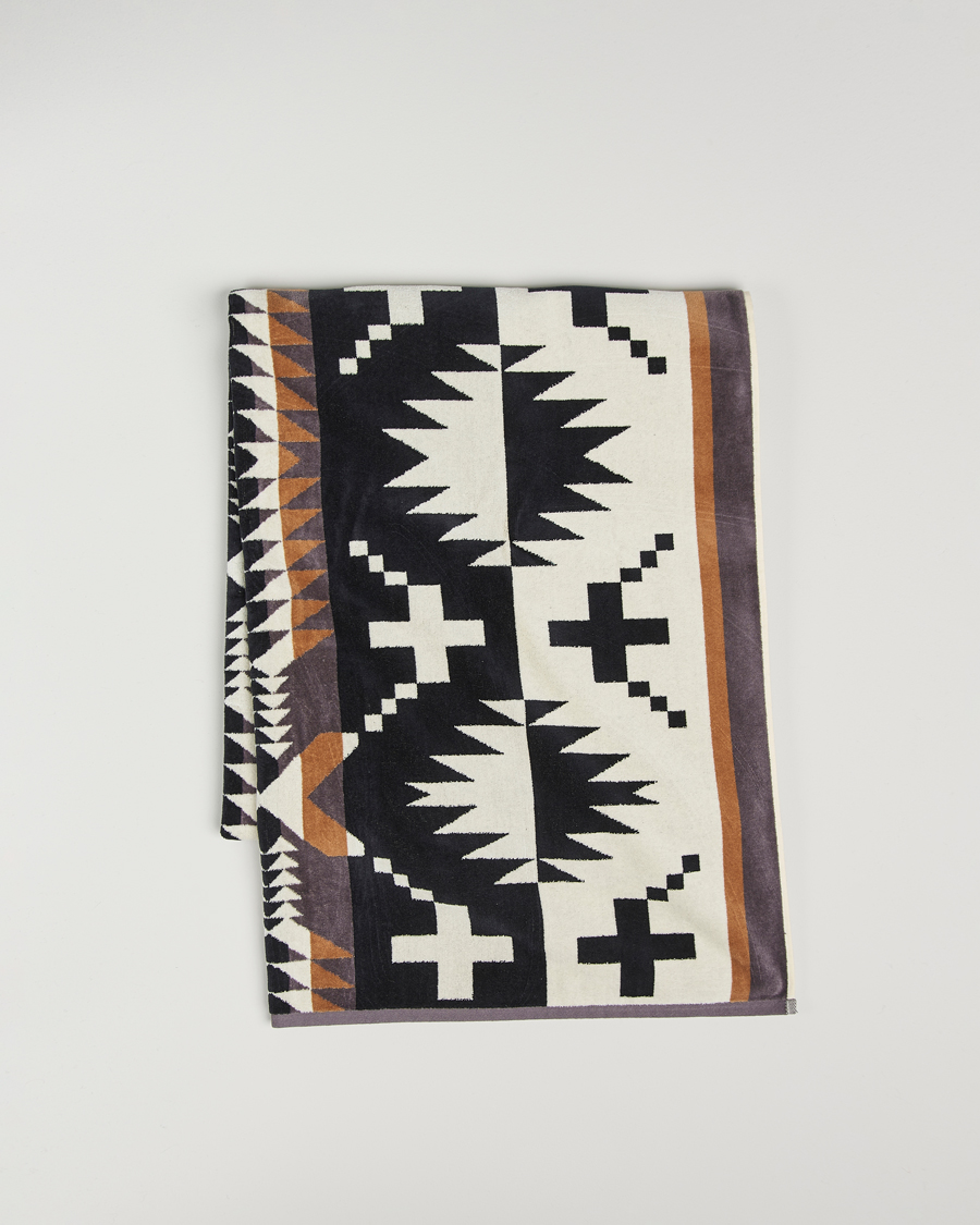 Mies | Pendleton Jacquard Spa Towel Spider Rock Black | Pendleton | Jacquard Spa Towel Spider Rock Black