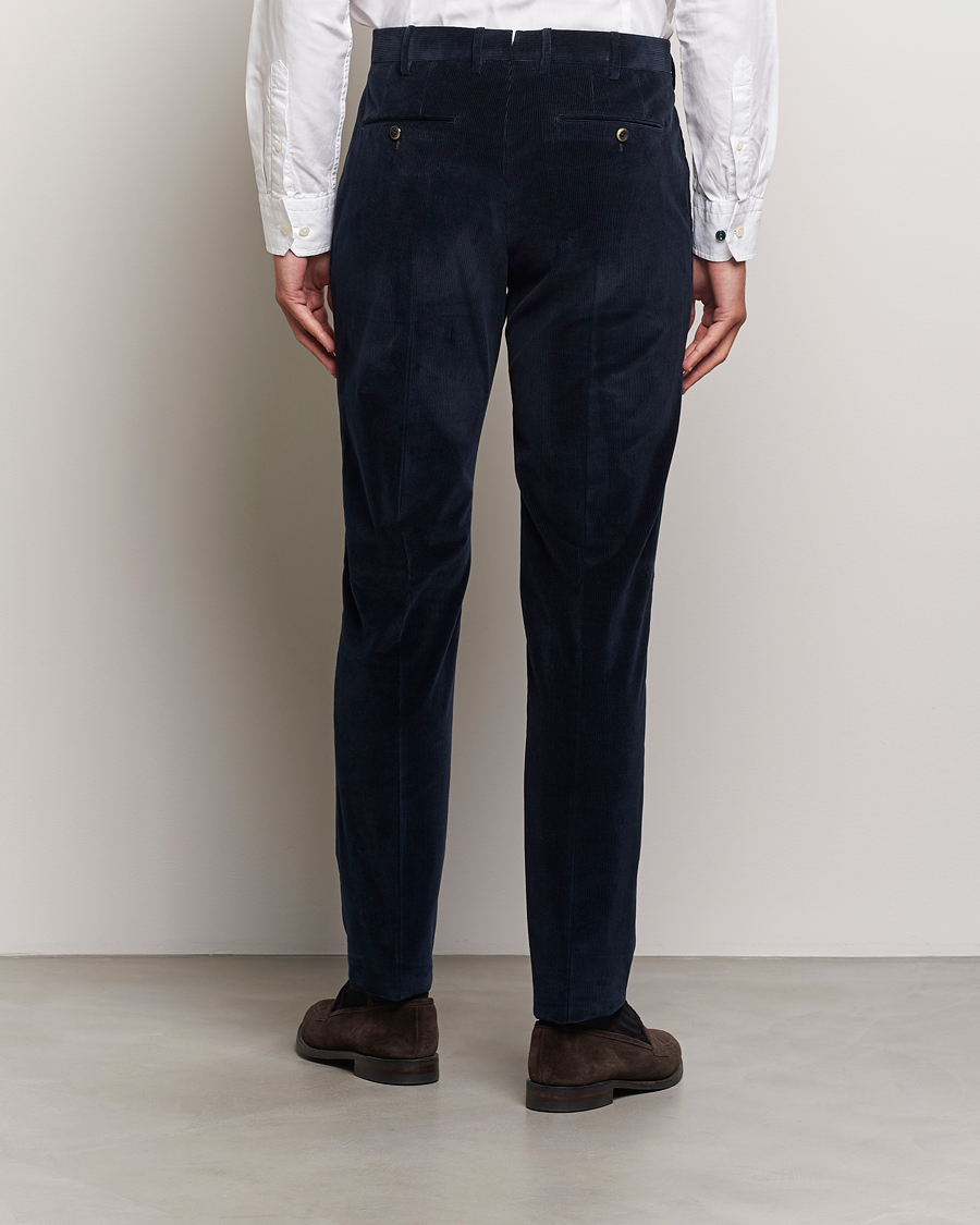 Mies | Housut | PT01 | Slim Fit Corduroy Trousers Navy