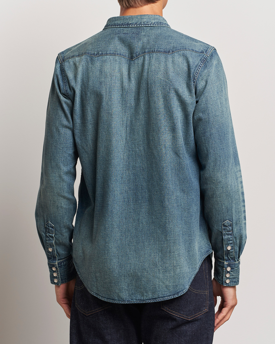 Mies | Kauluspaidat | RRL | Buffalo Western Shirt Rinse