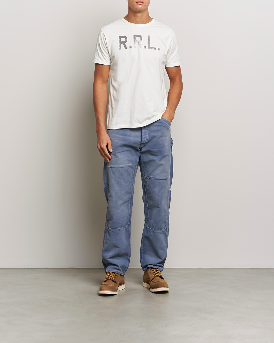 Mies | T-paidat | RRL | Graphic Short Sleeve T-Shirt White
