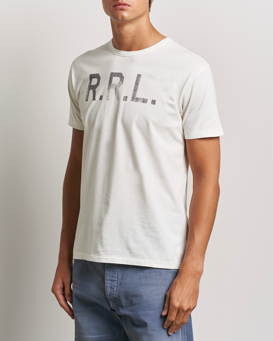 Mies | T-paidat | RRL | Graphic Short Sleeve T-Shirt White