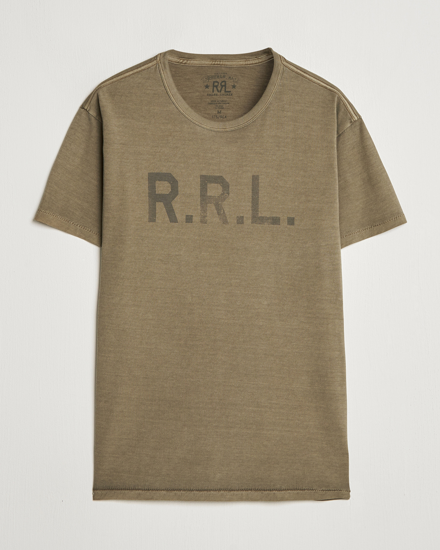 Mies | T-paidat | RRL | Graphic Short Sleeve T-Shirt Olive