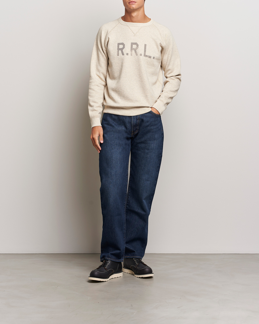 Mies | Puserot | RRL | Raglan Sleeve Sweatshirt Oatmeal Heather