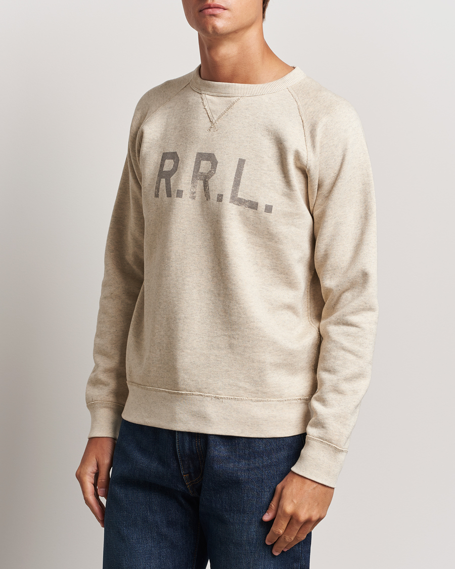 Mies | Puserot | RRL | Raglan Sleeve Sweatshirt Oatmeal Heather