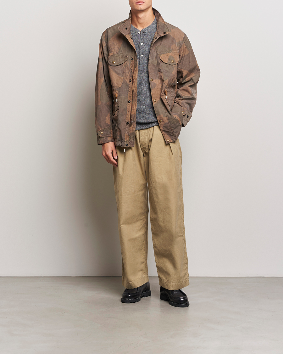 Mies | Housut | RRL | Hawkes Pleated Chinos Khaki