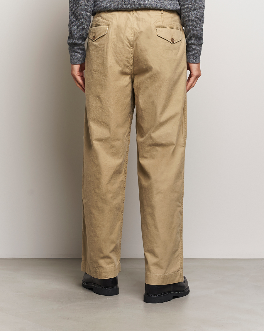 Mies | Housut | RRL | Hawkes Pleated Chinos Khaki