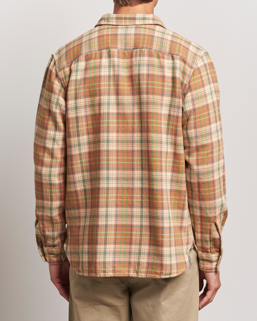 Mies | Kauluspaidat | RRL | Matlock Plaid Shirt Orange Multi