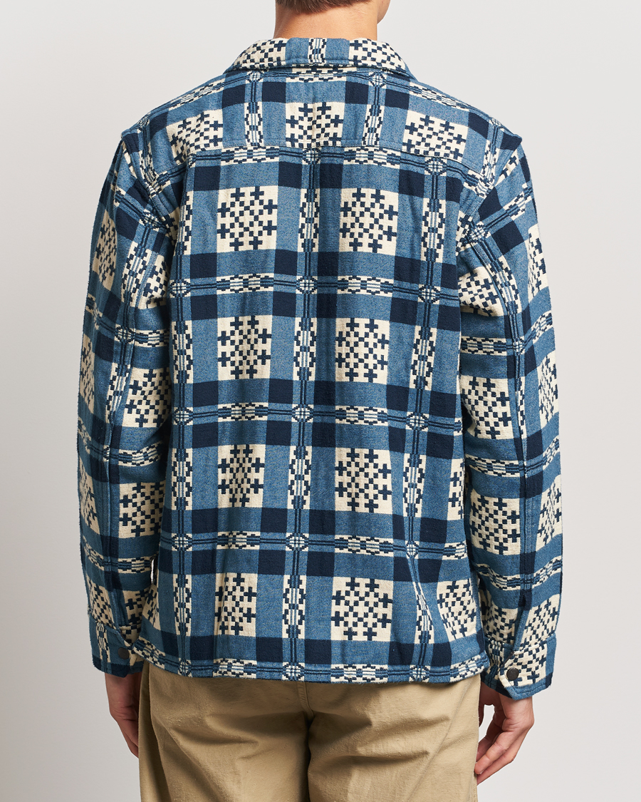 Mies | Kauluspaidat | RRL | Brown Bear Plaid Shirt Cream/Navy