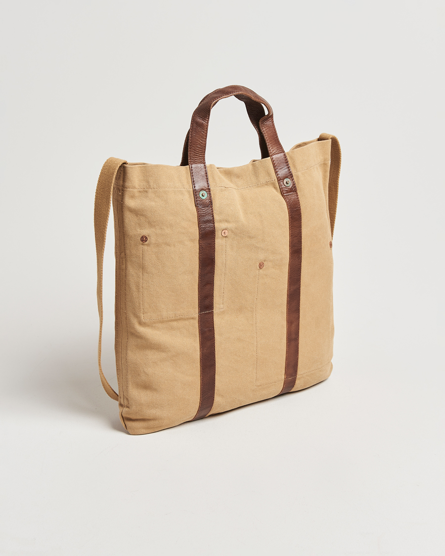 Mies | RRL Harley Canvas Tote Bag Khaki | RRL | Harley Canvas Tote Bag Khaki