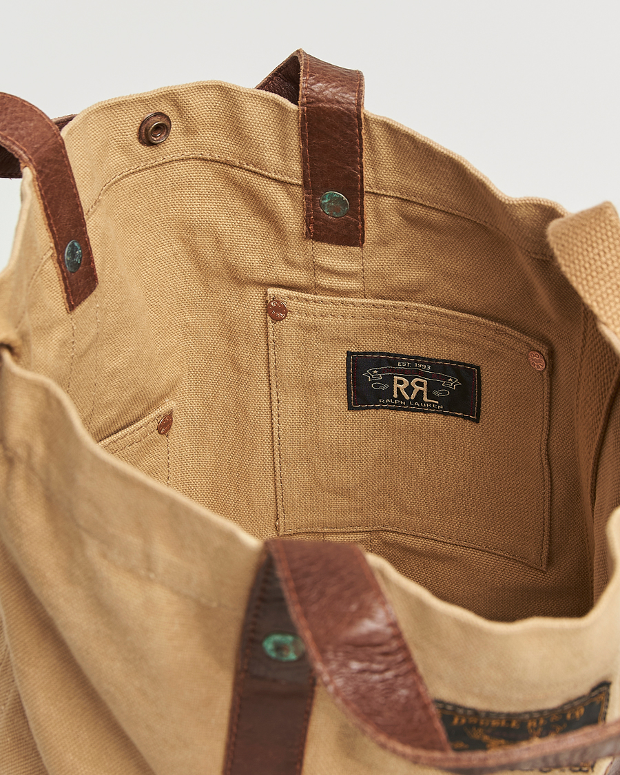 Mies | RRL Harley Canvas Tote Bag Khaki | RRL | Harley Canvas Tote Bag Khaki