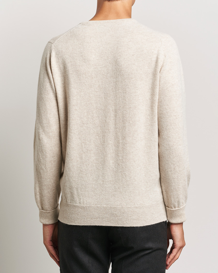 Mies | Puserot | William Lockie | Rob Lambswool Crewneck Linen