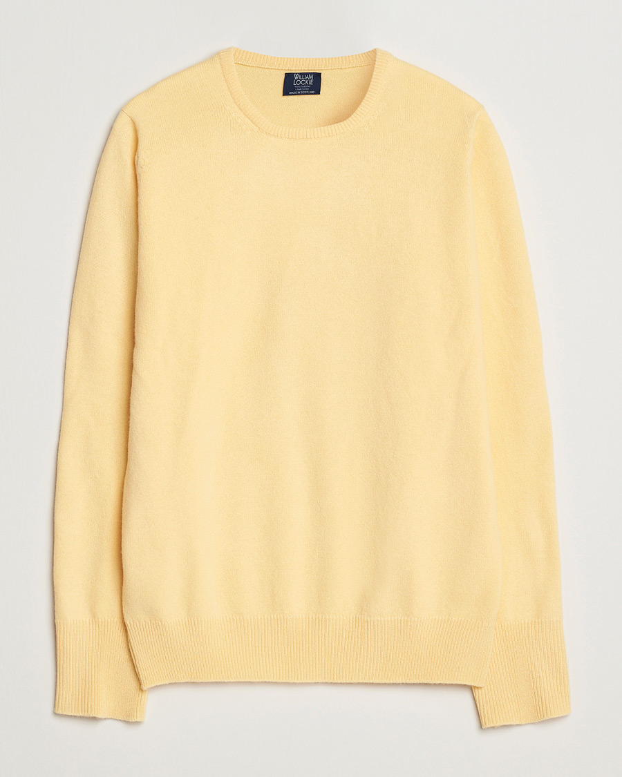 Mies | Puserot | William Lockie | Rob Lambswool Crewneck Solar