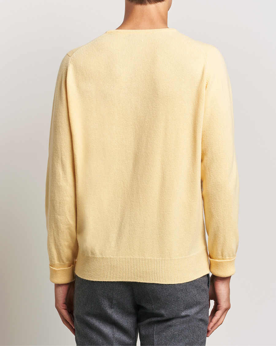Mies | Puserot | William Lockie | Rob Lambswool Crewneck Solar