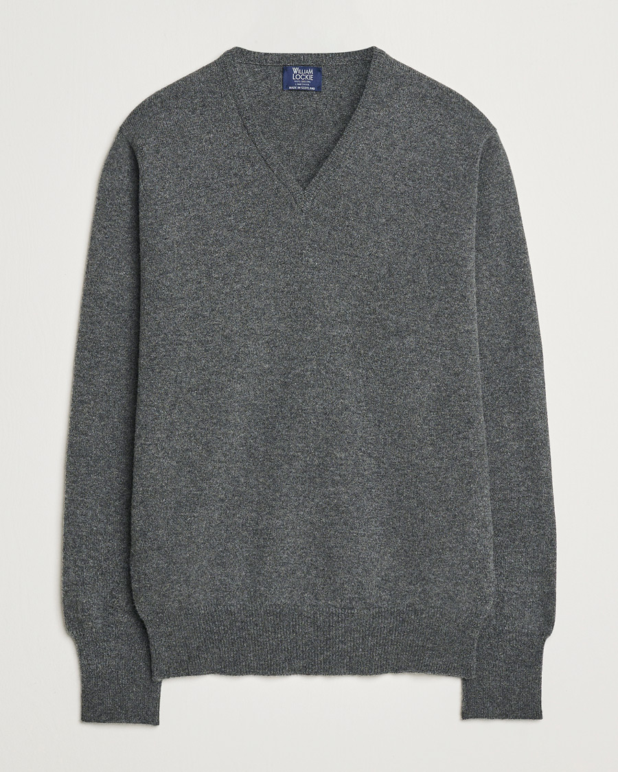 Mies | Puserot | William Lockie | Rob Lambswool V-Neck Cliff