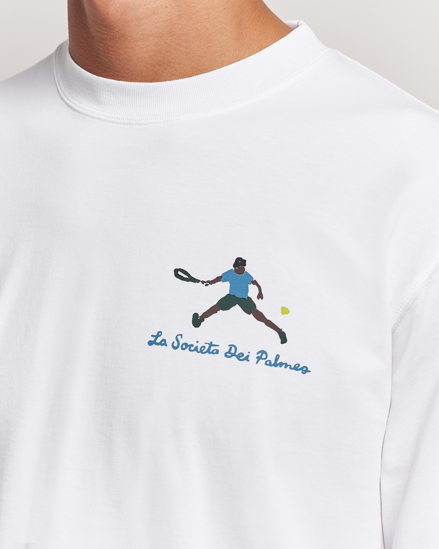 Mies | T-paidat | Palmes | Societa Long Sleeve T-Shirt White