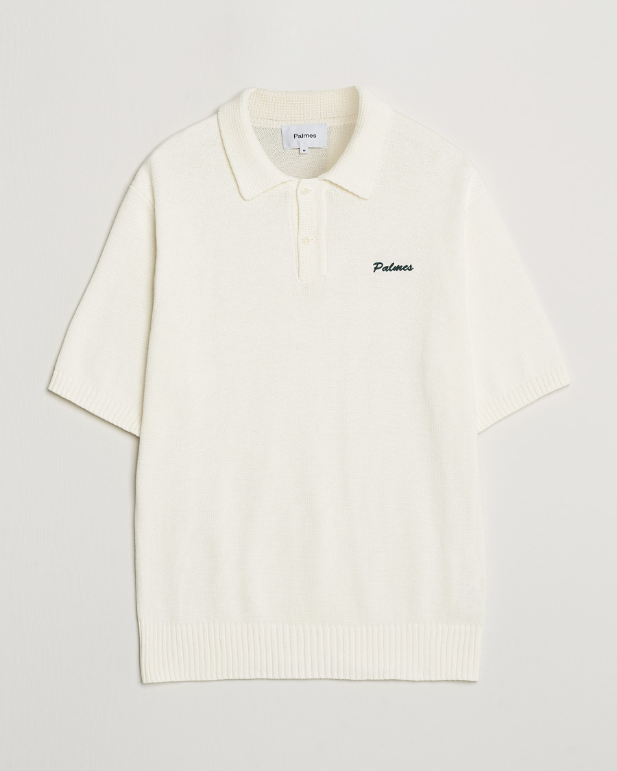 Mies | Pikeet | Palmes | Marco Knit Polo Off White