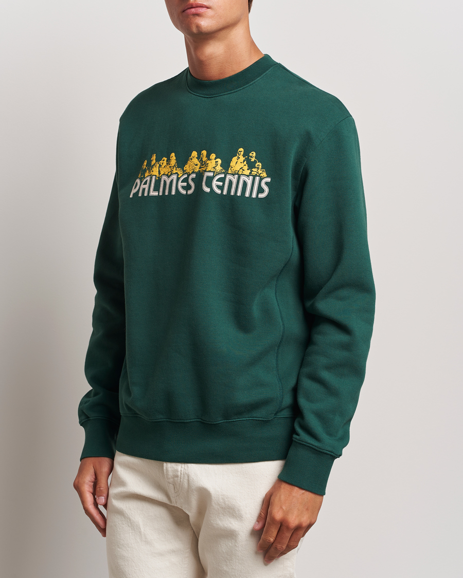 Mies | Puserot | Palmes | Entou Crewneck Sweatshirt Dark Green