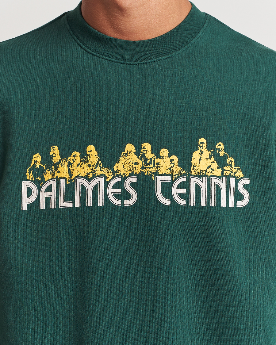 Mies | Puserot | Palmes | Entou Crewneck Sweatshirt Dark Green