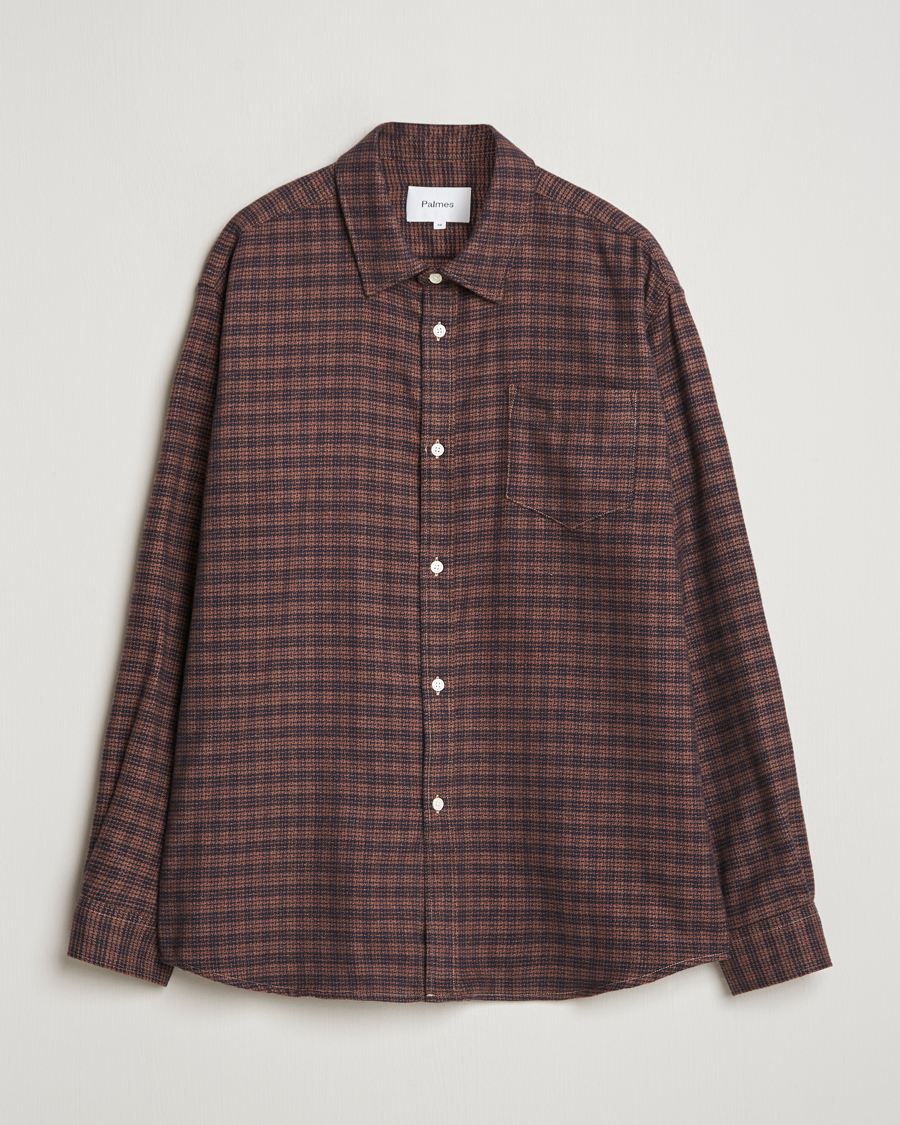 Mies | Kauluspaidat | Palmes | Joseph Flannel Shirt Navy