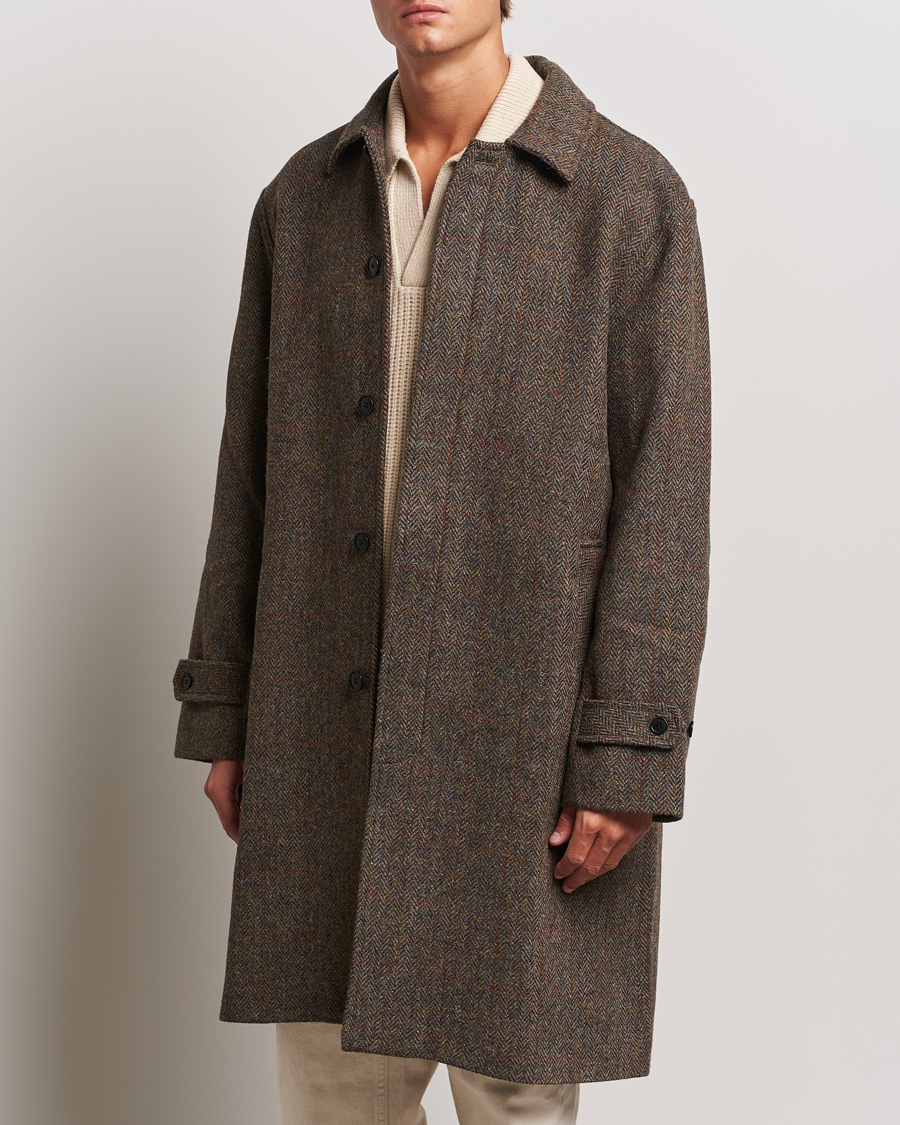 Mies | Takit | Palmes | Tweed Coat Brown