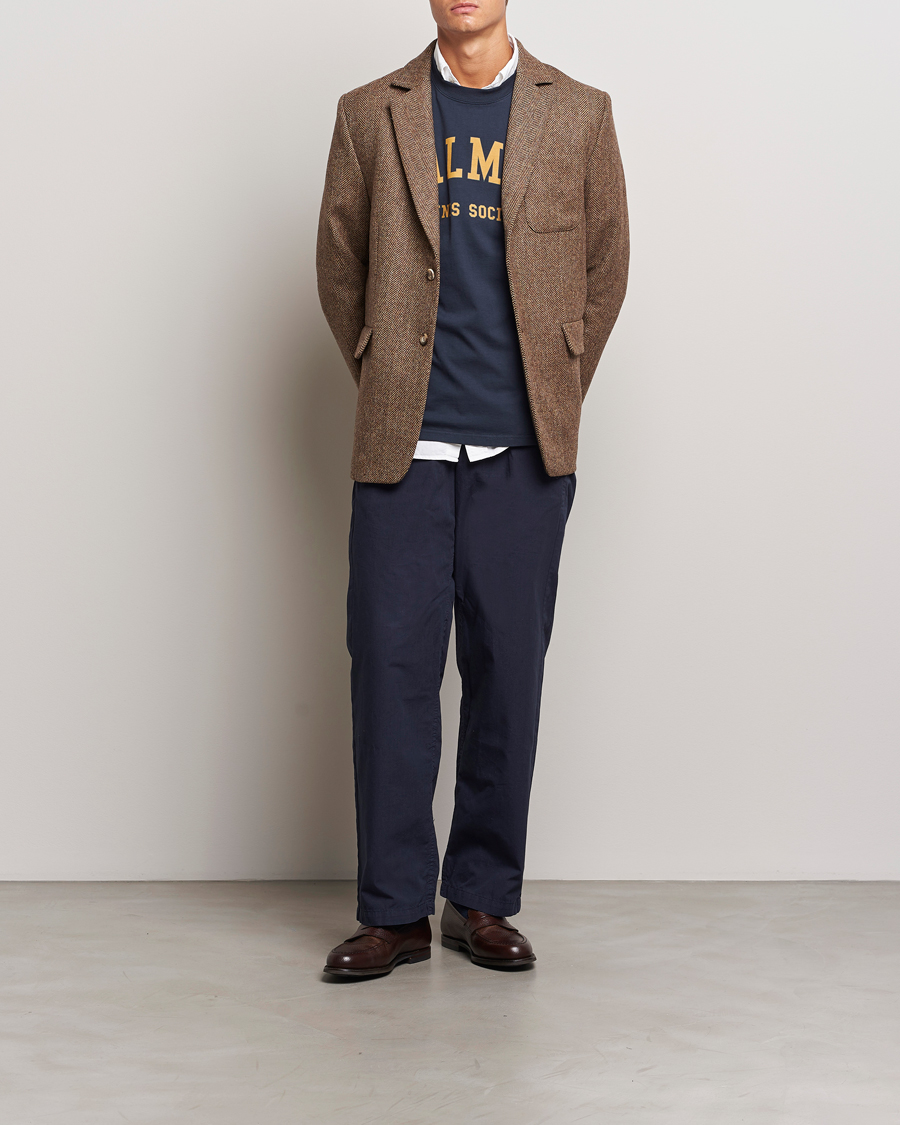 Mies | Pikkutakit | Palmes | Blaze Herringbone Wool Sport Coat Brown