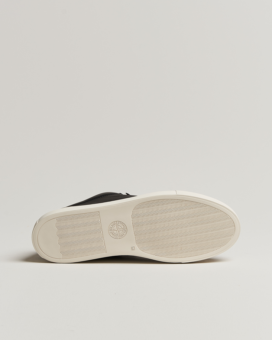 Mies | Stone Island Leather Snekers Black | Stone Island | Leather Snekers Black