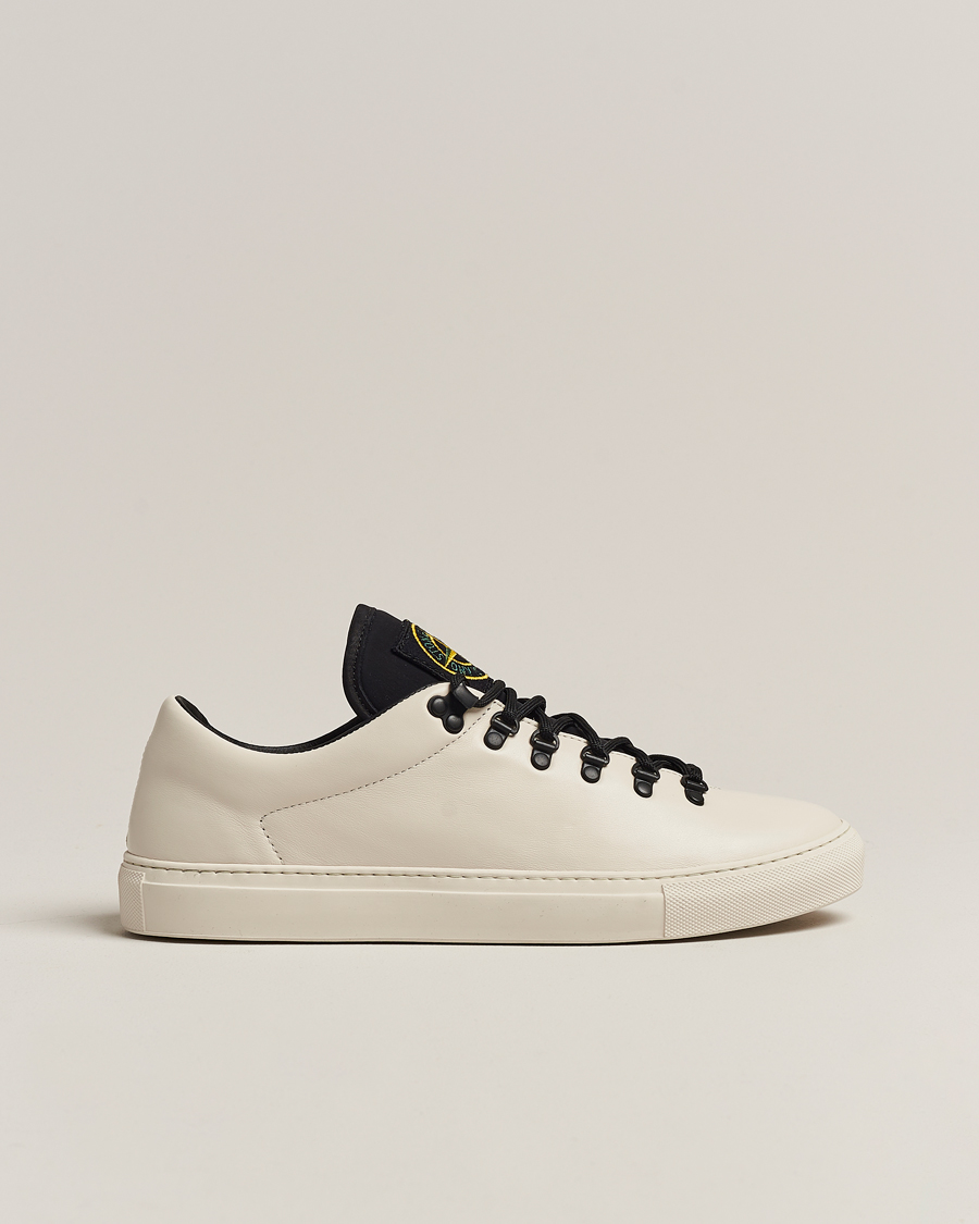 Mies | Stone Island Leather Snekers Natural | Stone Island | Leather Snekers Natural