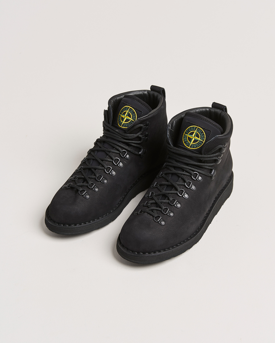 Mies | Stone Island Nubuck Boot Black | Stone Island | Nubuck Boot Black