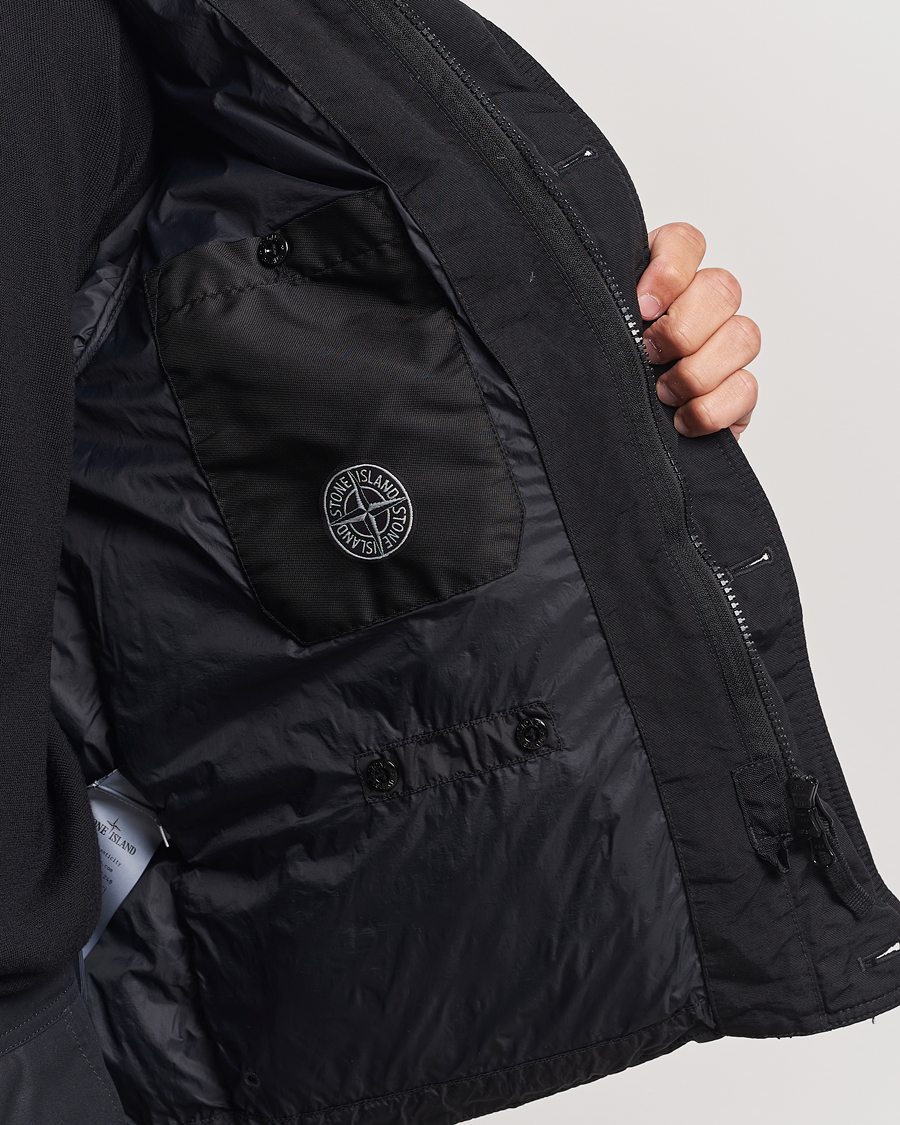 Mies | Takit | Stone Island | Garment Dyed Recycled Nylon Down Jacket Black