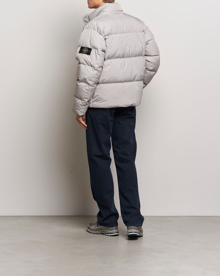 Mies | Takit | Stone Island | Garment Dyed Recycled Nylon Down Jacket Grey