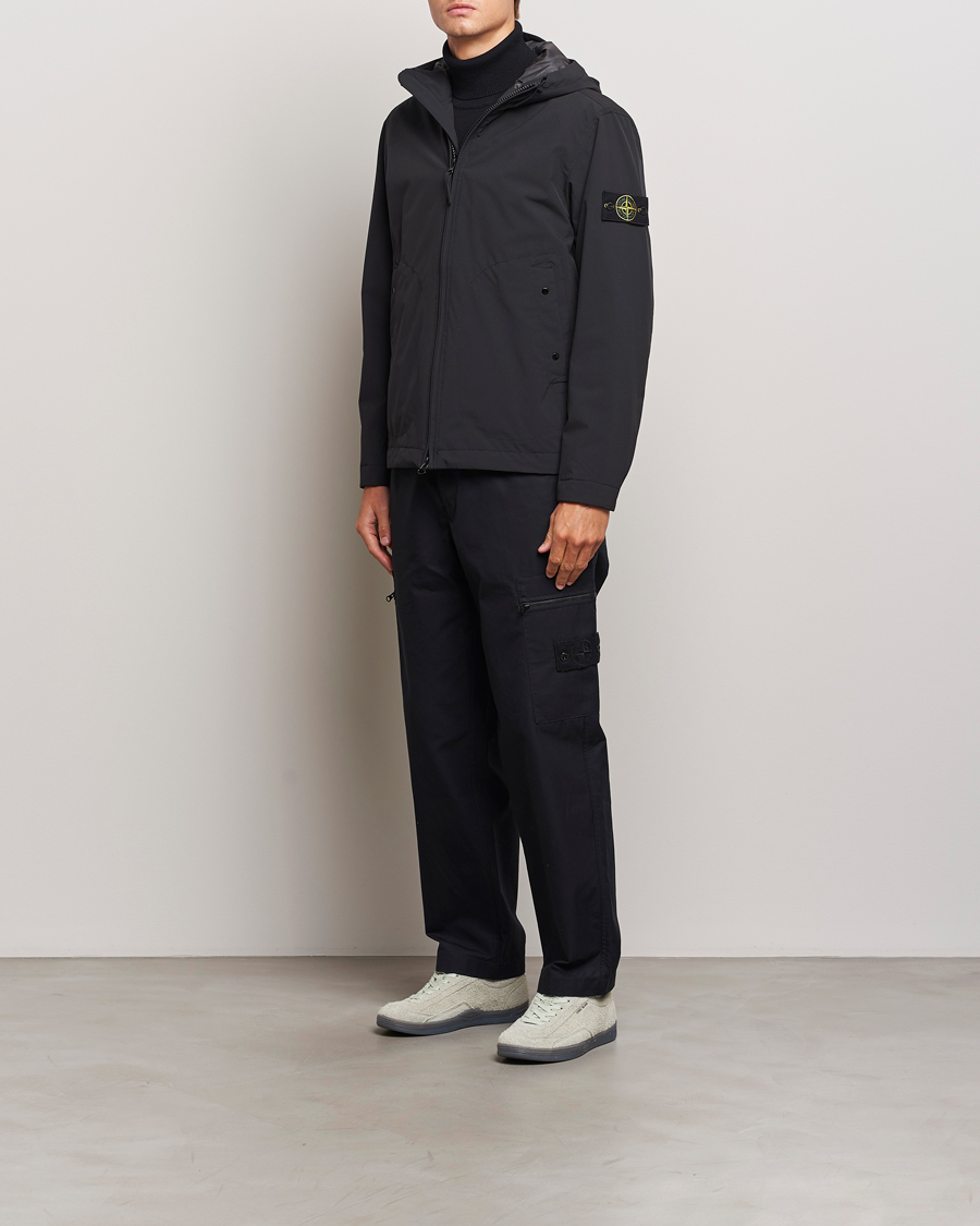 Mies | Takit | Stone Island | Soft Shell Primaloft Padded Jacket Black